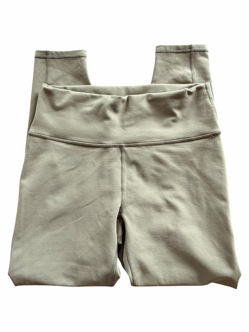 abletics PowerHold High Waisted Cropped Leggings Olive Green Women’s Medium